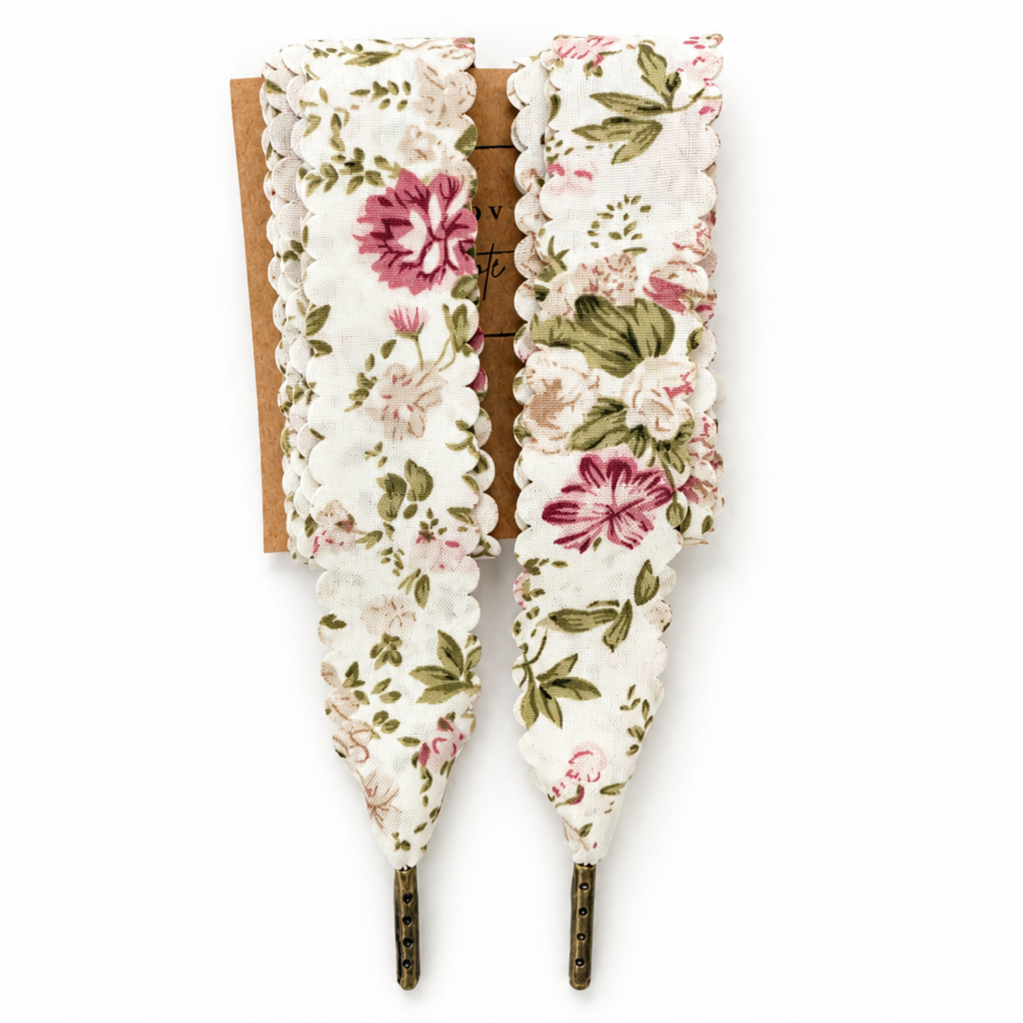 White Floral Laces