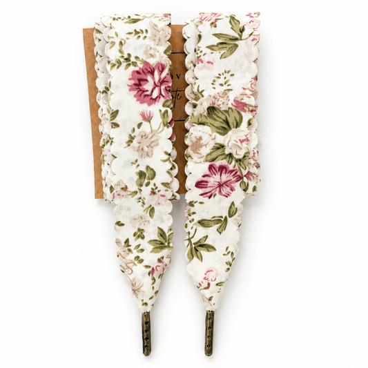 White Floral Laces