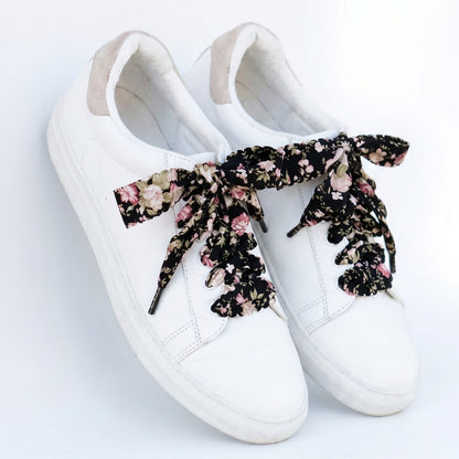 Black Floral Laces